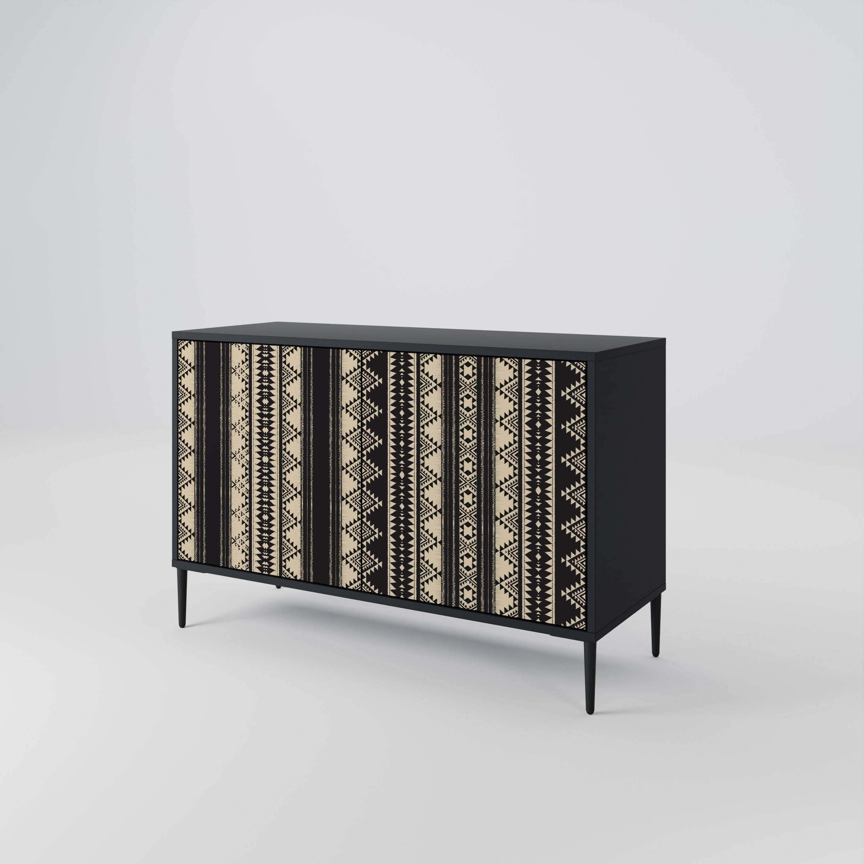 Buffet 2 portes AZTEC finition noire