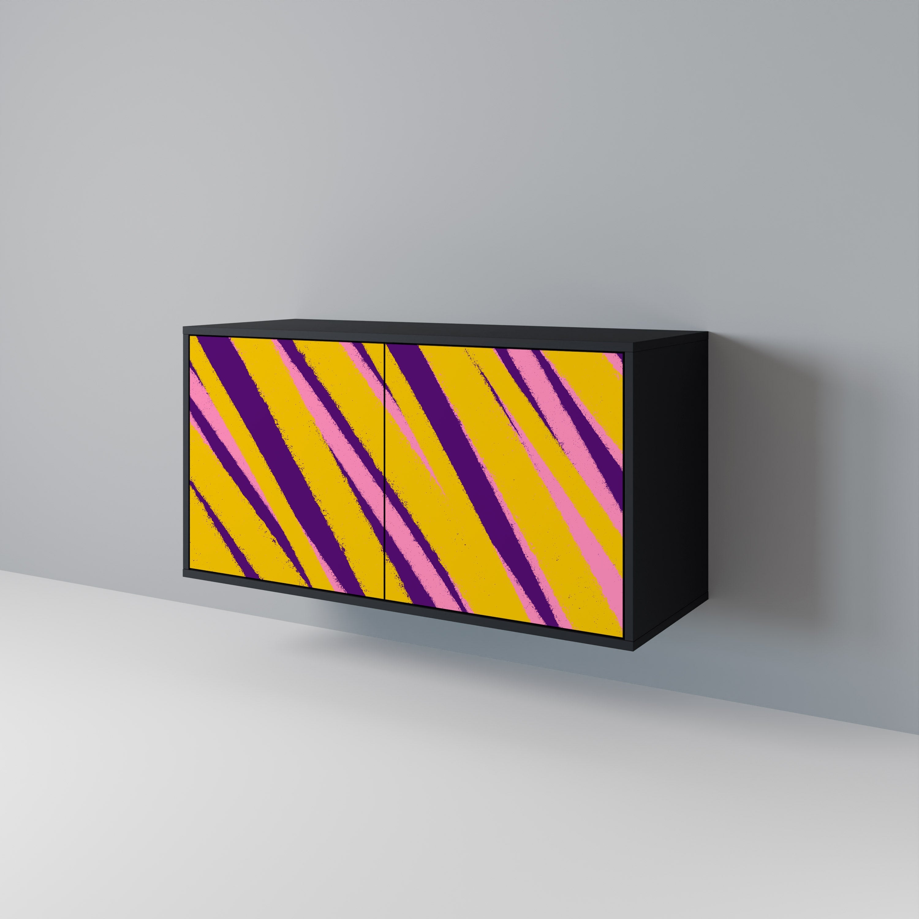 Buffet 2 portes DREAMS COME TRUE en finition noire