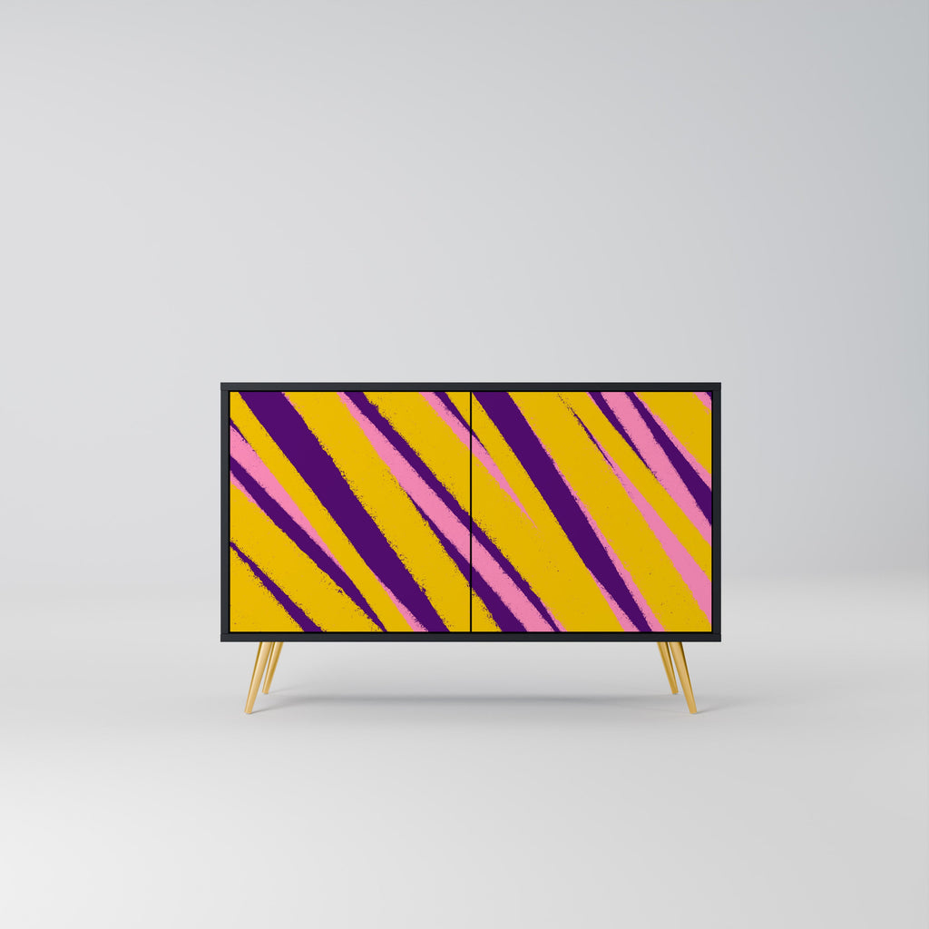 Buffet 2 portes DREAMS COME TRUE en finition noire