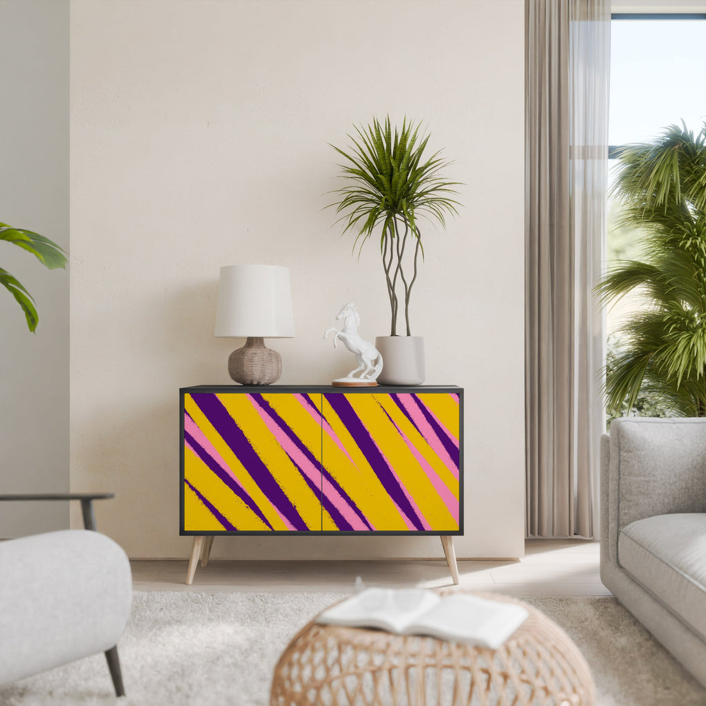 Buffet 2 portes DREAMS COME TRUE en finition noire