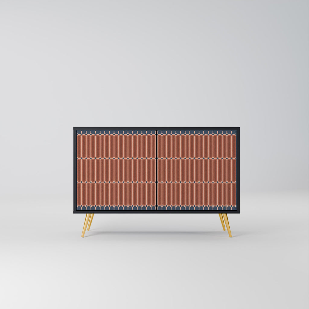 Buffet 2 portes HYPNOTIC GATE finition noire