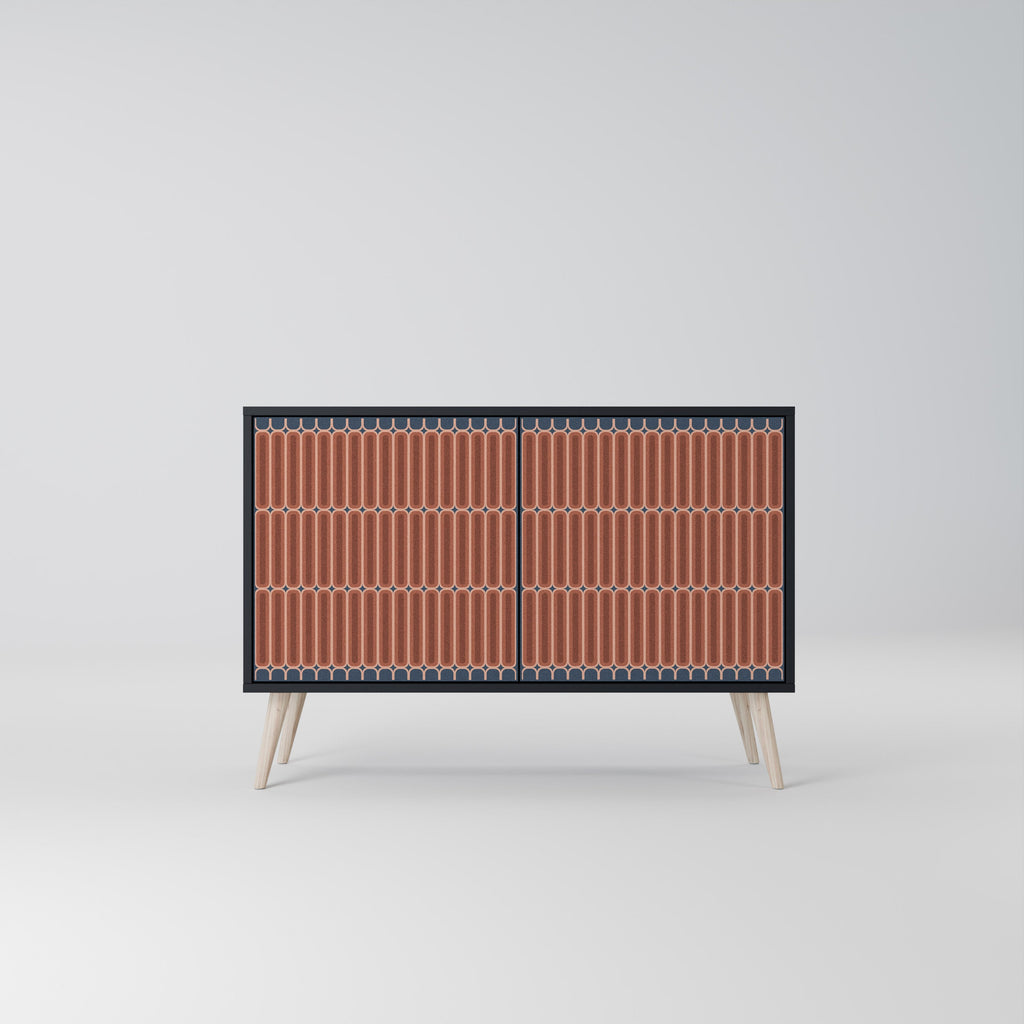 Buffet 2 portes HYPNOTIC GATE finition noire