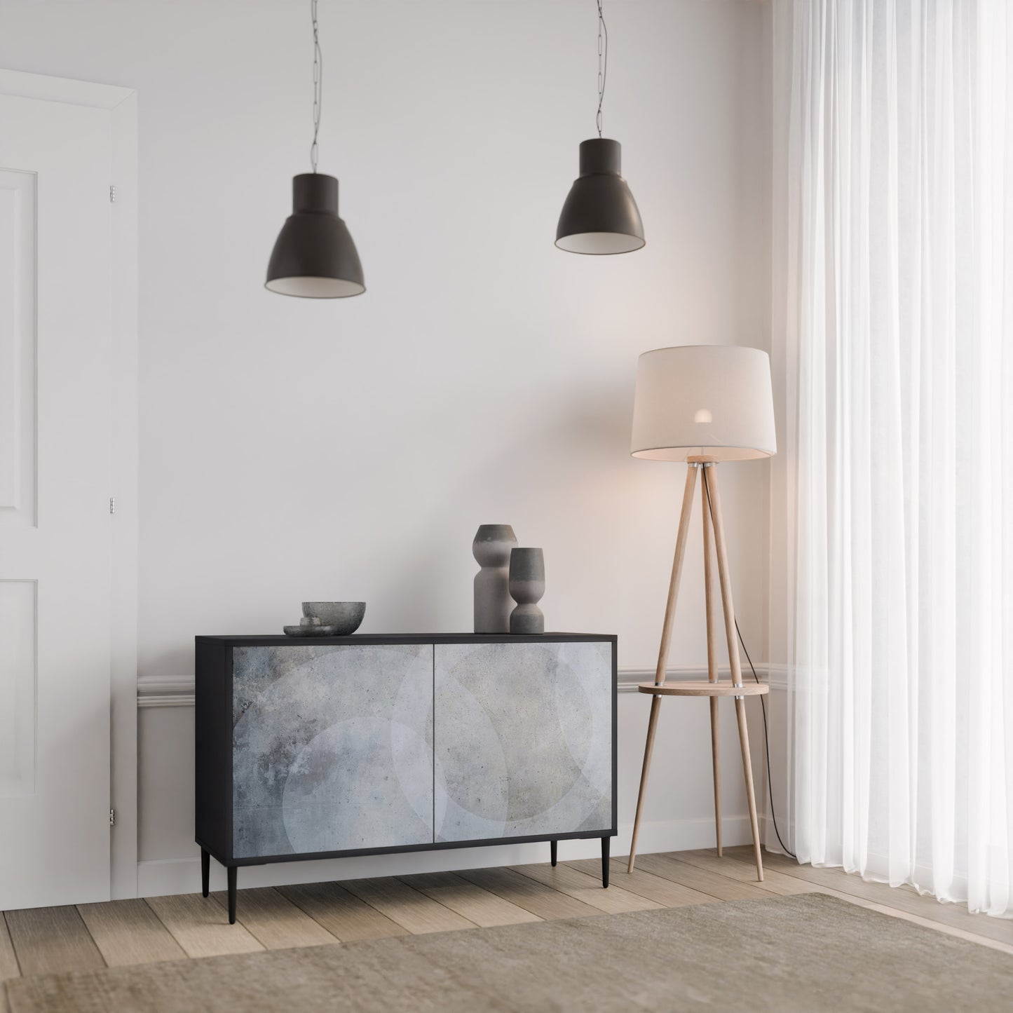 MUTED ARC 2-Door Sideboard