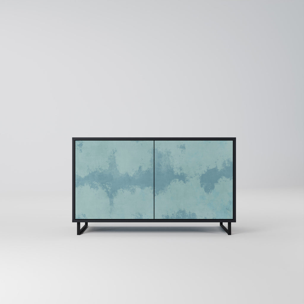 Buffet 2 portes SKY WASH finition noire