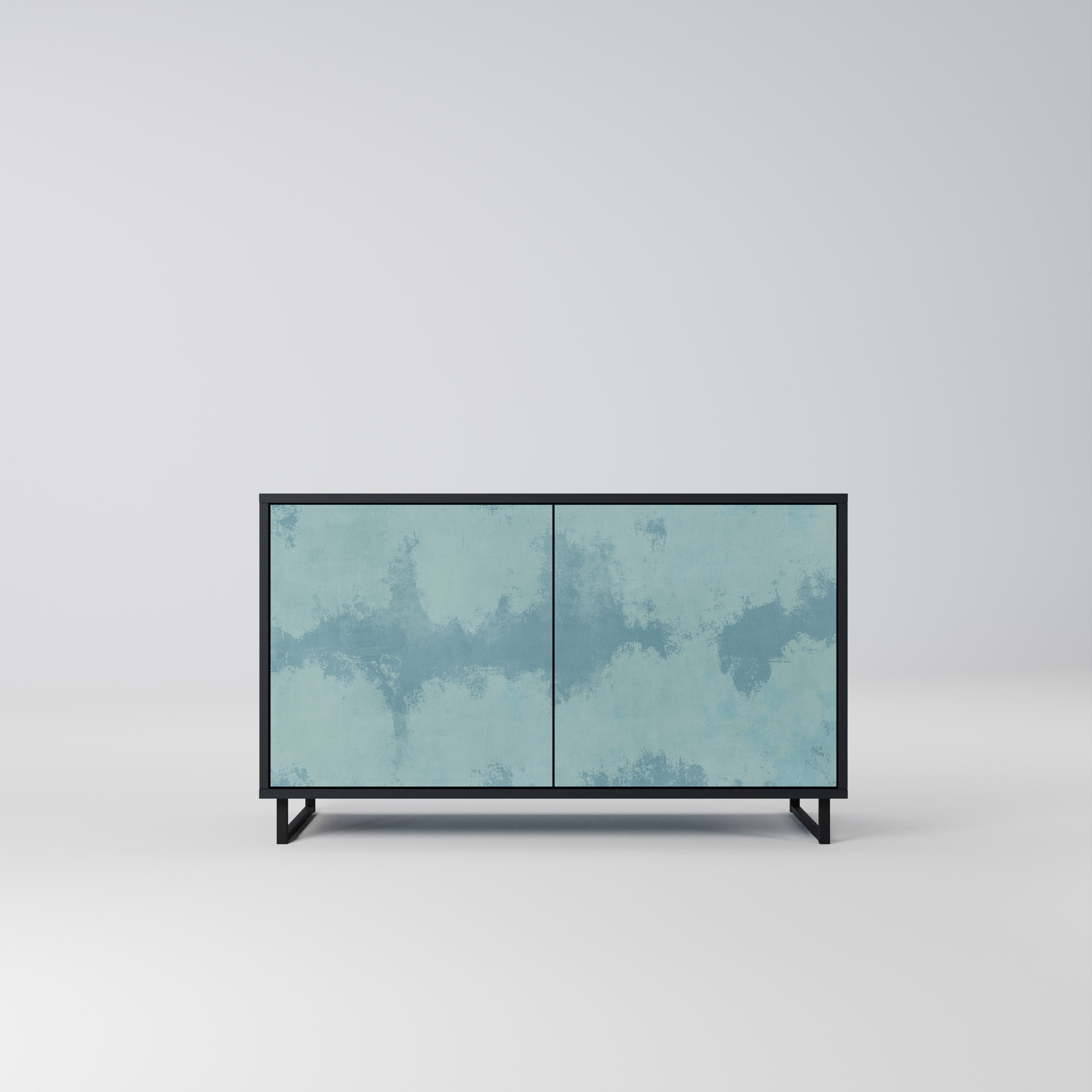 Buffet 2 portes SKY WASH finition noire