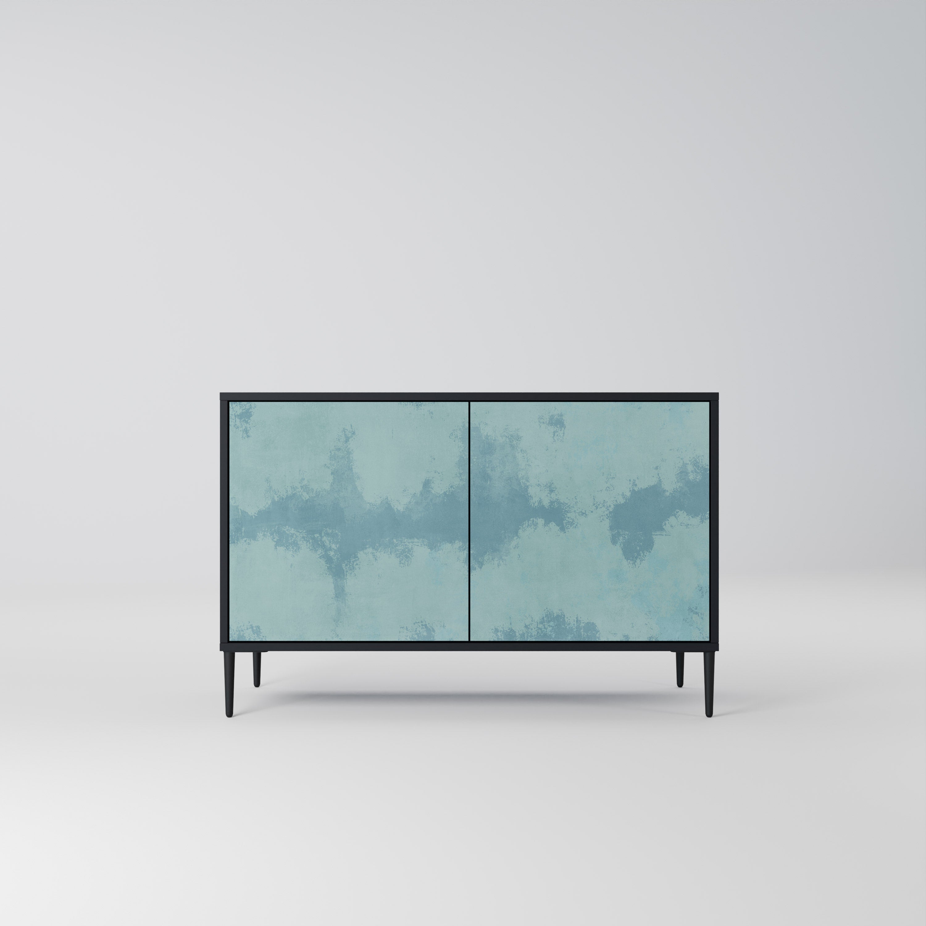 Buffet 2 portes SKY WASH finition noire