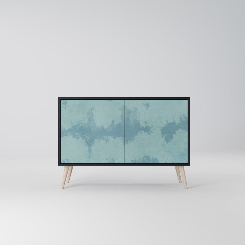 Buffet 2 portes SKY WASH finition noire