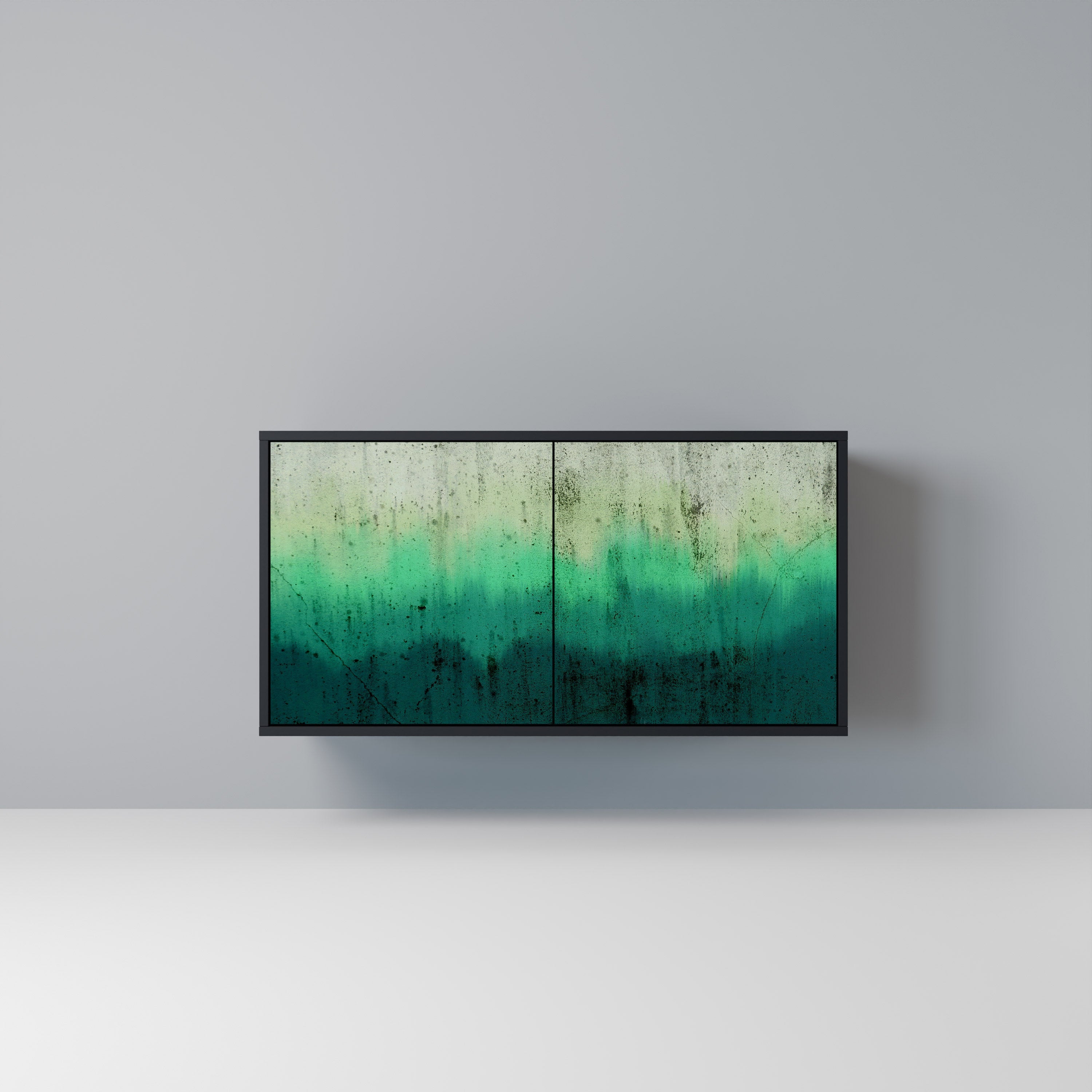 Buffet 2 portes NORTHERN LIGHTS finition noire