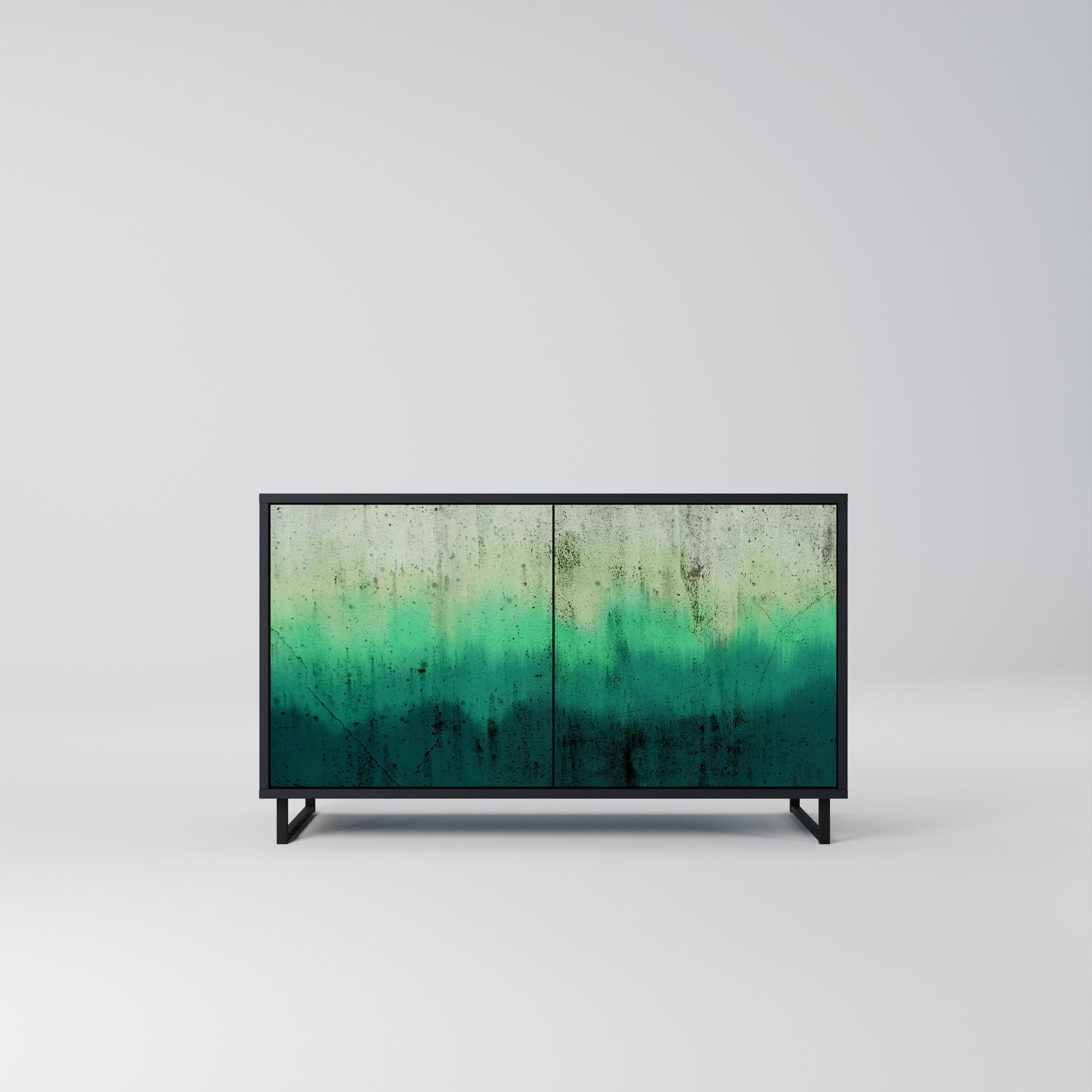 Buffet 2 portes NORTHERN LIGHTS finition noire