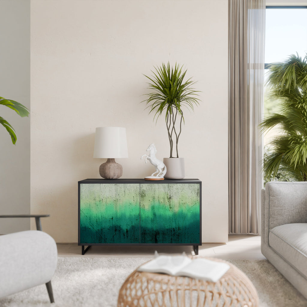 Buffet 2 portes NORTHERN LIGHTS finition noire