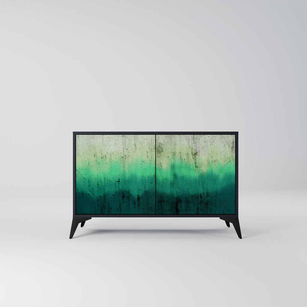 Buffet 2 portes NORTHERN LIGHTS finition noire