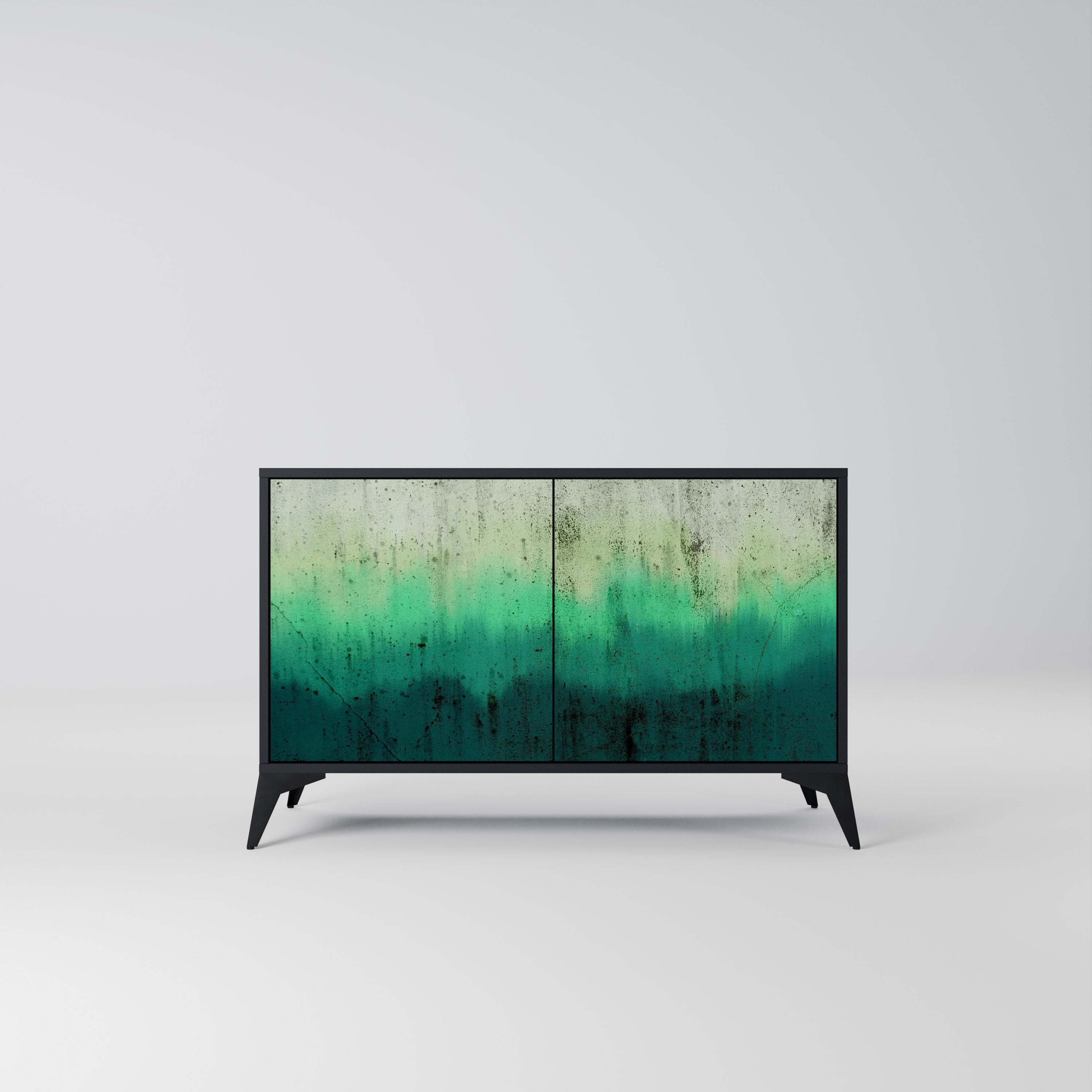 Buffet 2 portes NORTHERN LIGHTS finition noire