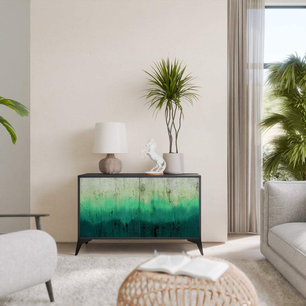 Buffet 2 portes NORTHERN LIGHTS finition noire