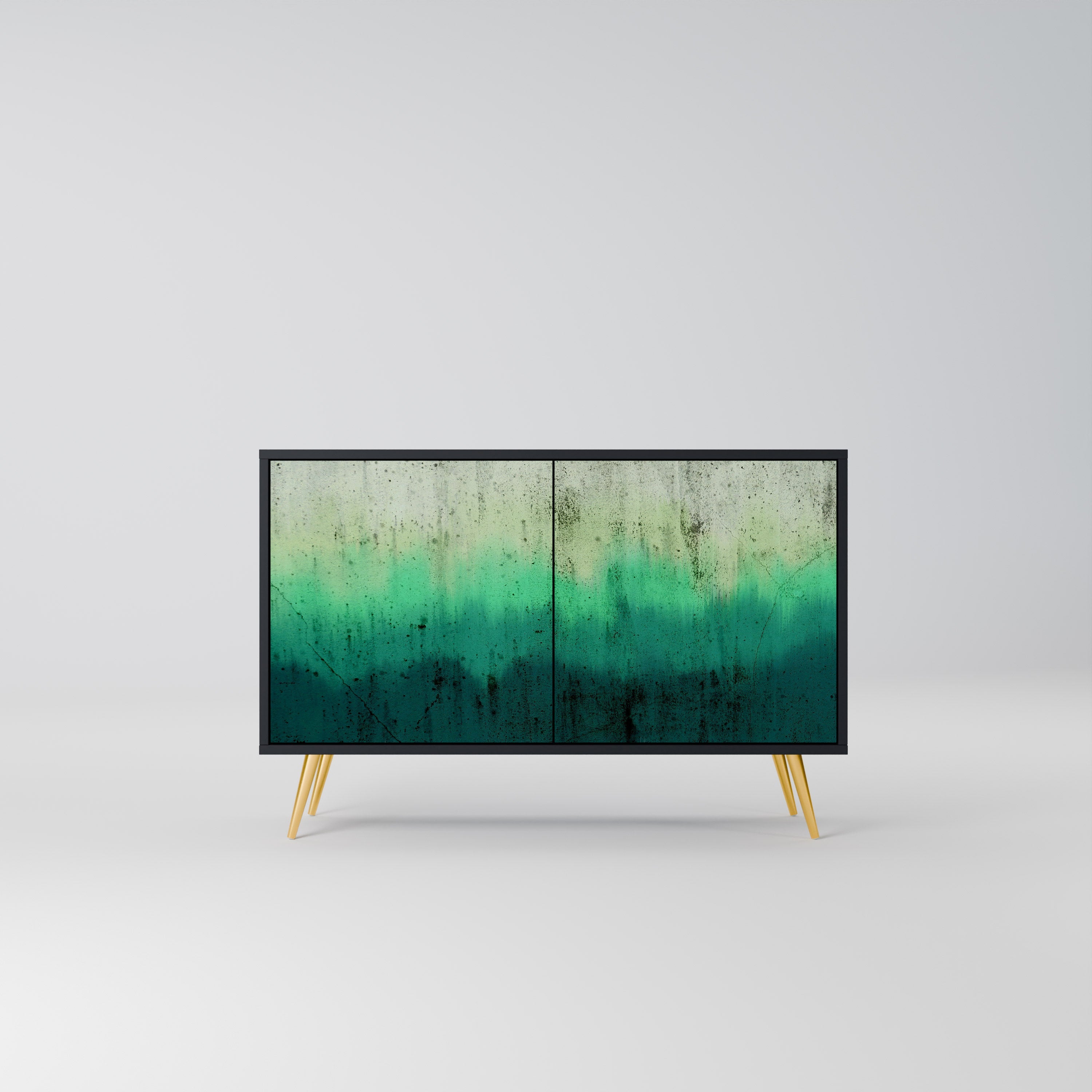 Buffet 2 portes NORTHERN LIGHTS finition noire