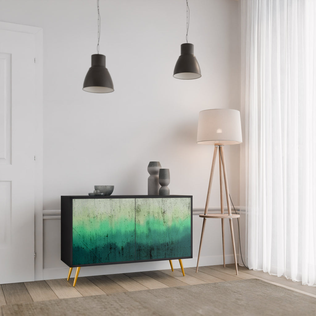 Buffet 2 portes NORTHERN LIGHTS finition noire