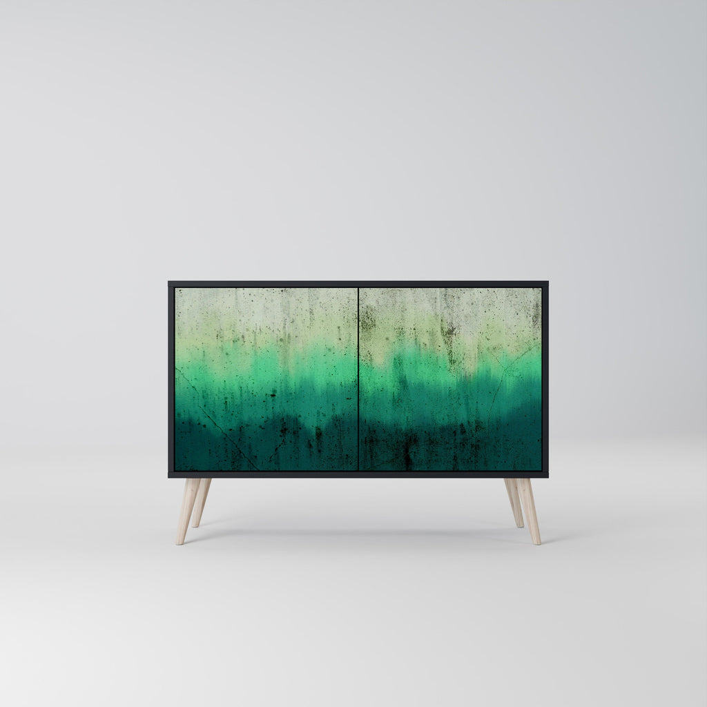 Buffet 2 portes NORTHERN LIGHTS finition noire