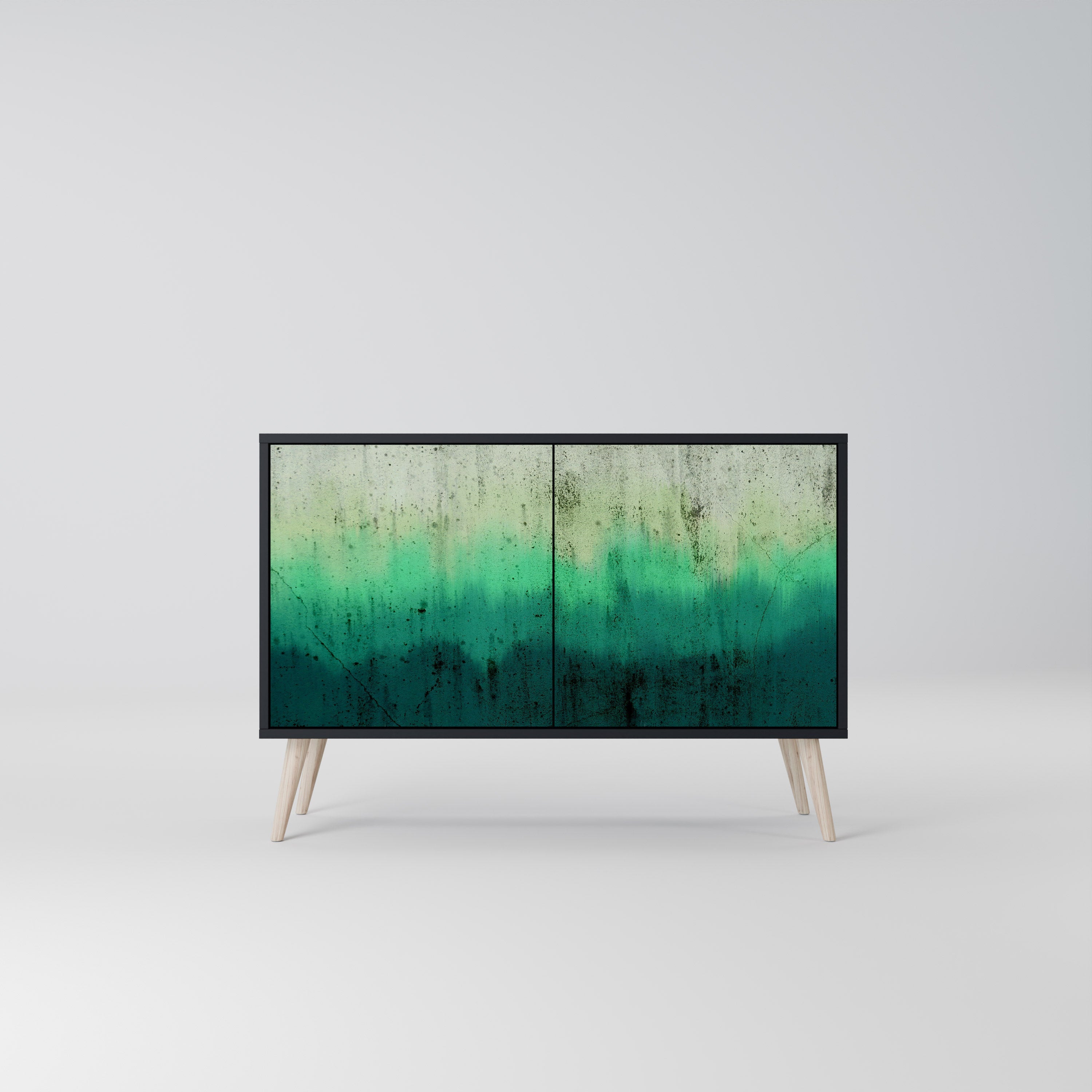 Buffet 2 portes NORTHERN LIGHTS finition noire