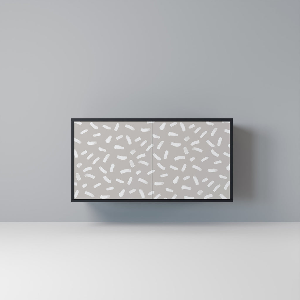 Buffet 2 portes PASSING SECONDS en finition noire