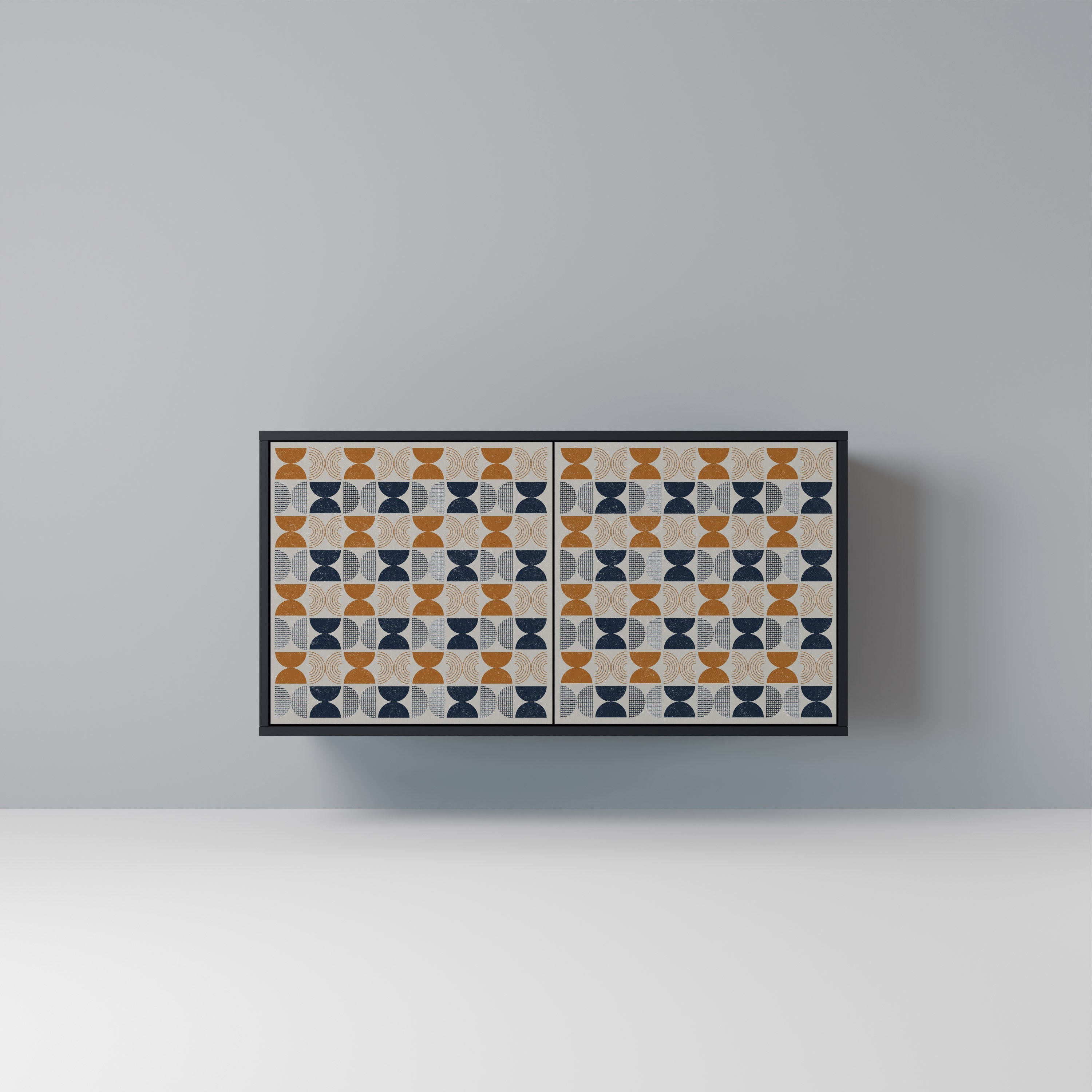 Buffet 2 portes REFLECTION RANGE en finition noire