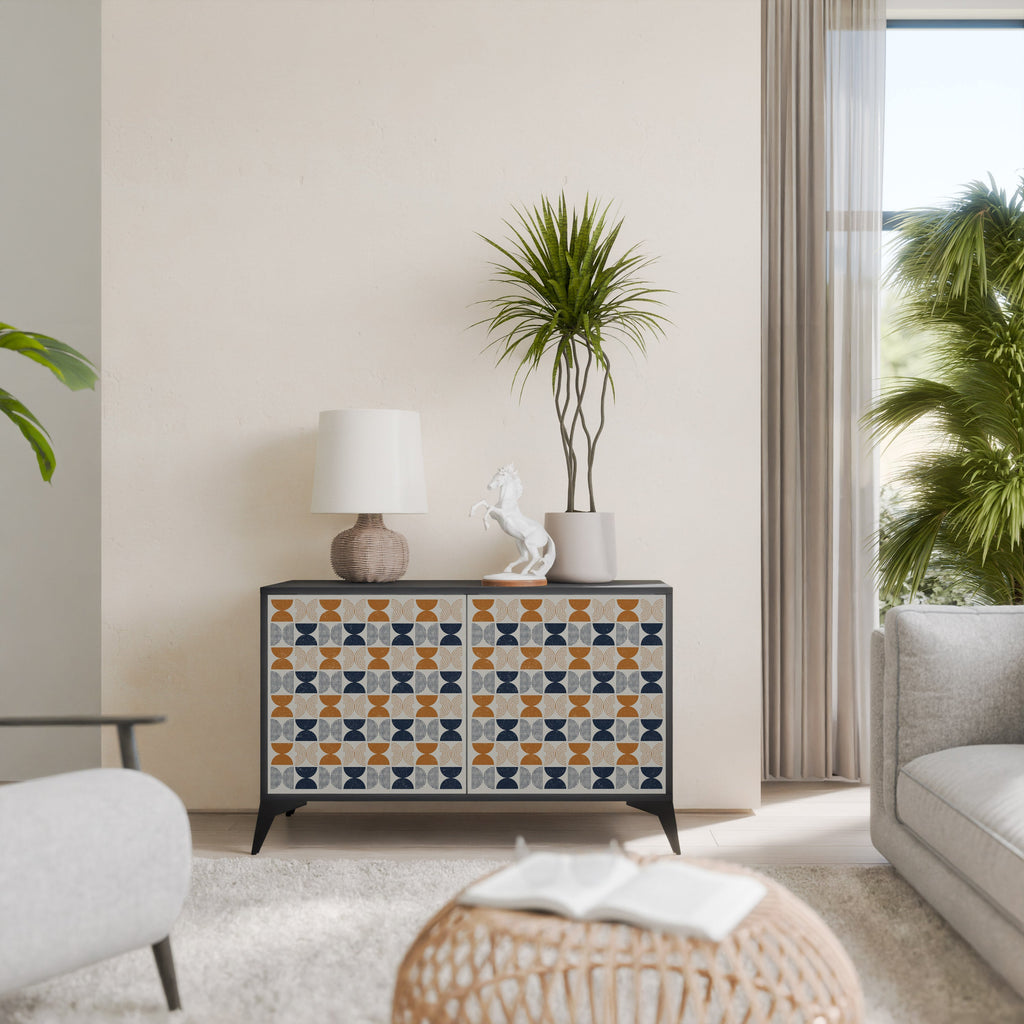 Buffet 2 portes REFLECTION RANGE en finition noire