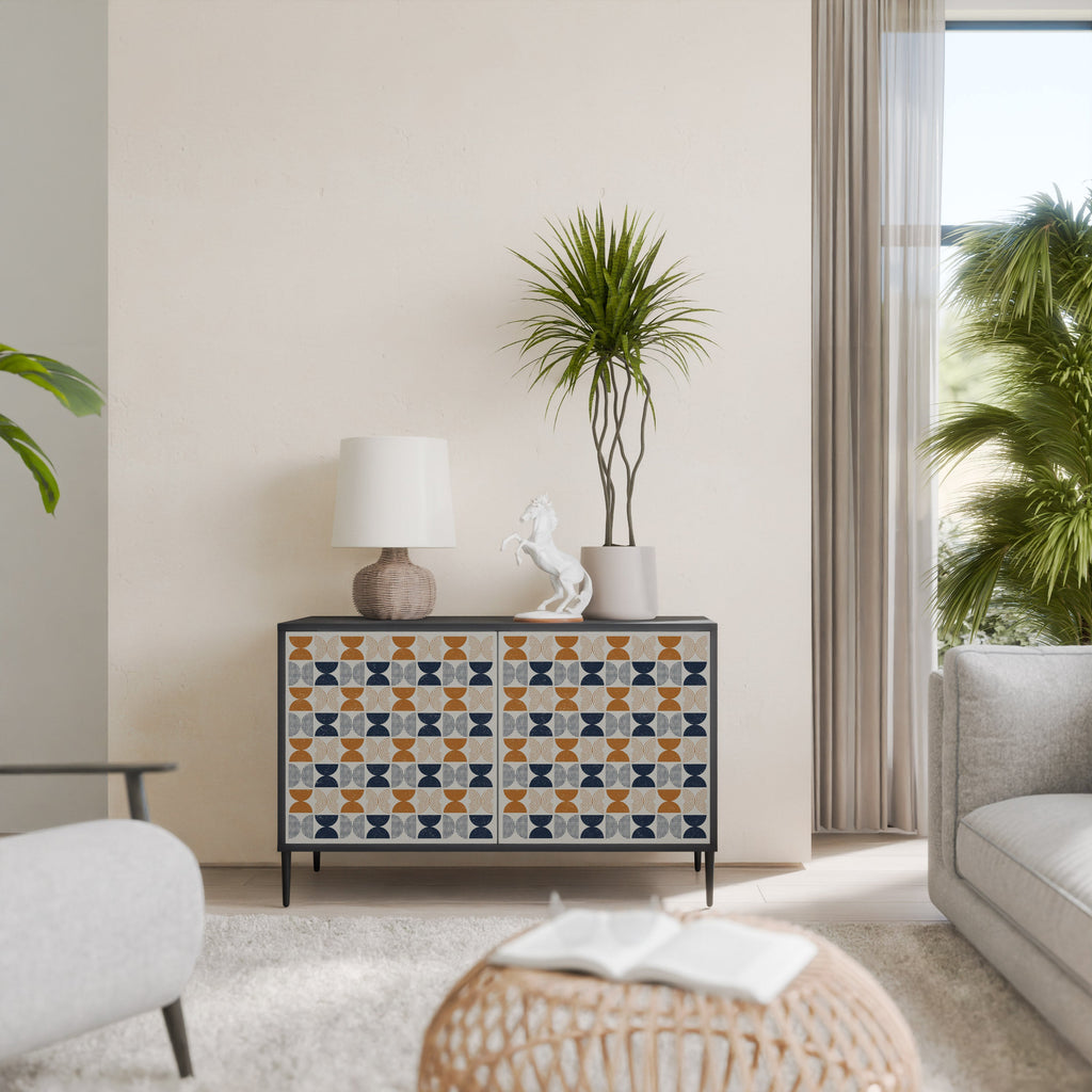 Buffet 2 portes REFLECTION RANGE en finition noire