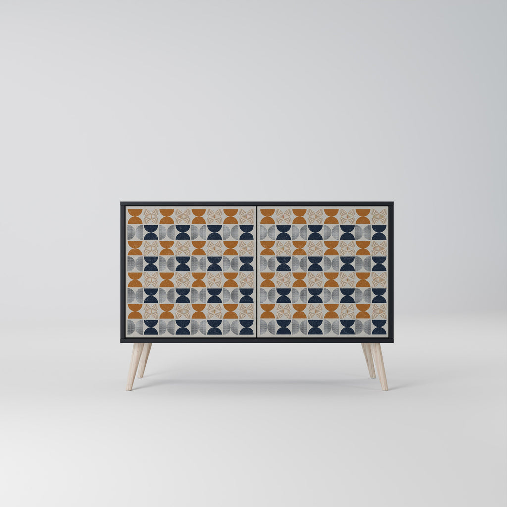 Buffet 2 portes REFLECTION RANGE en finition noire