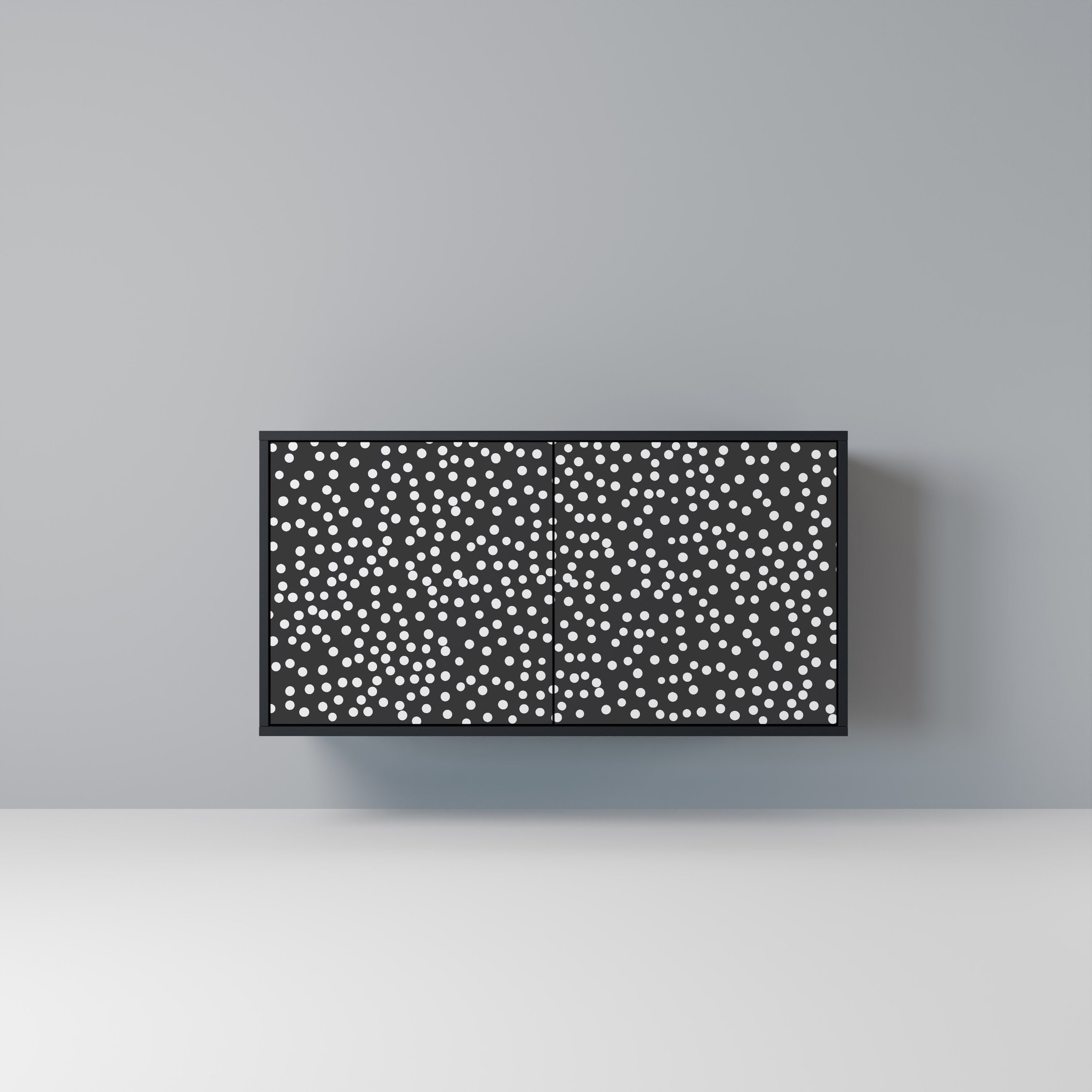 Buffet 2 portes BLINDING LIGHTS en finition noire