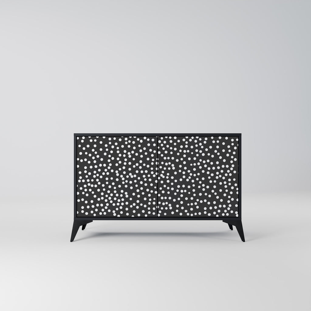 Buffet 2 portes BLINDING LIGHTS en finition noire