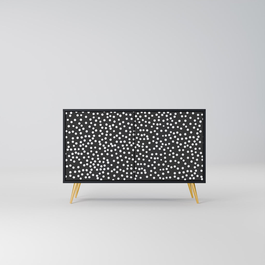 Buffet 2 portes BLINDING LIGHTS en finition noire