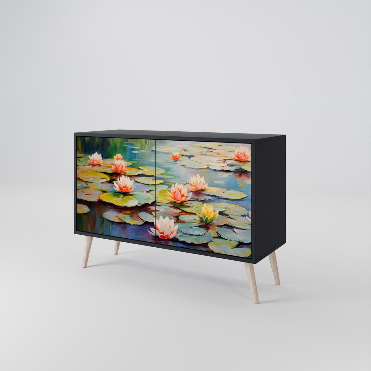 BLOOMING WATERS 2-Door Sideboard