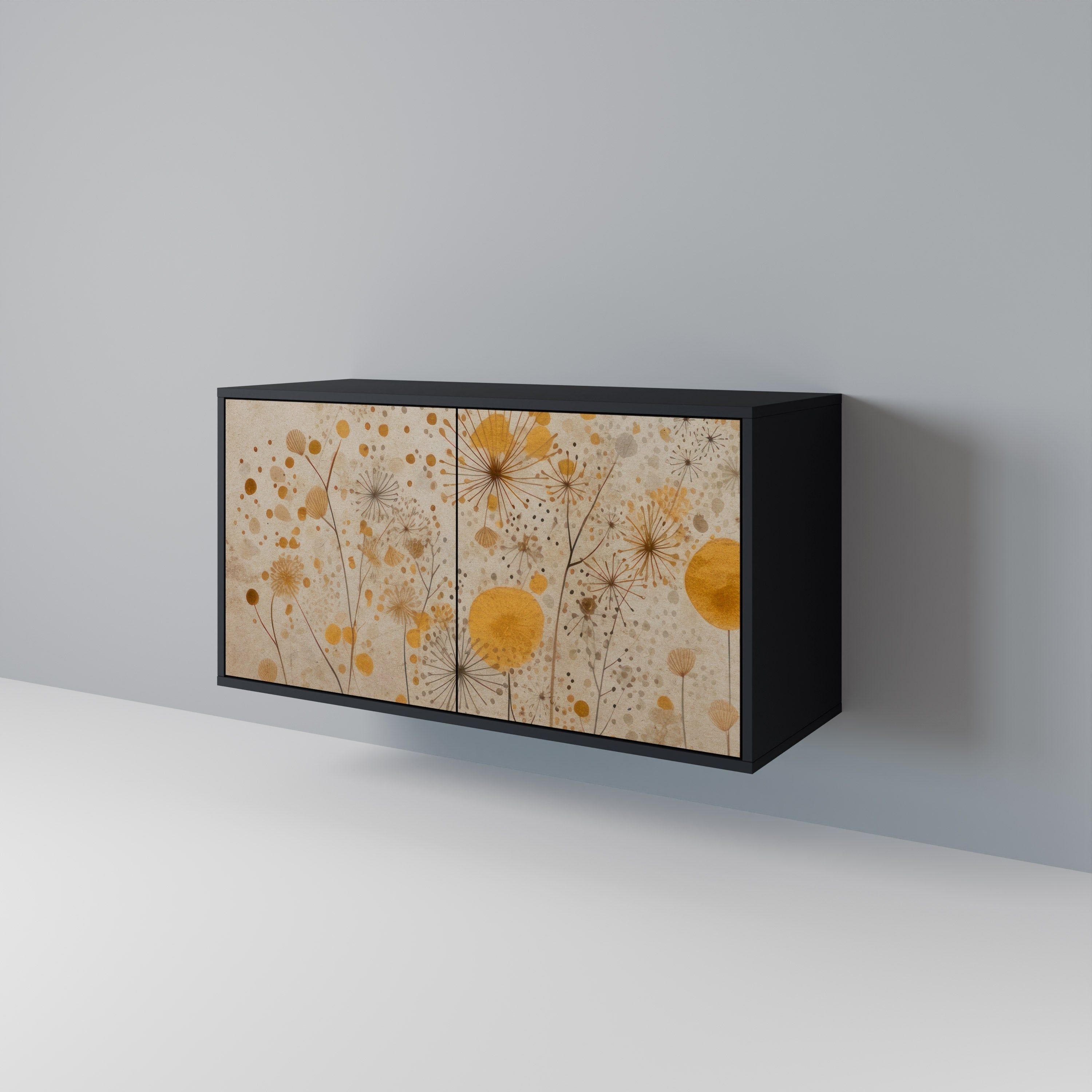 Buffet 2 portes MORNING GLADE en finition noire