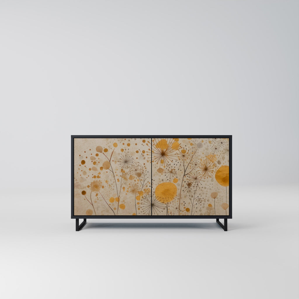 Buffet 2 portes MORNING GLADE en finition noire