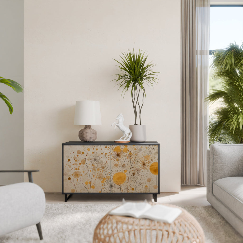 Buffet 2 portes MORNING GLADE en finition noire