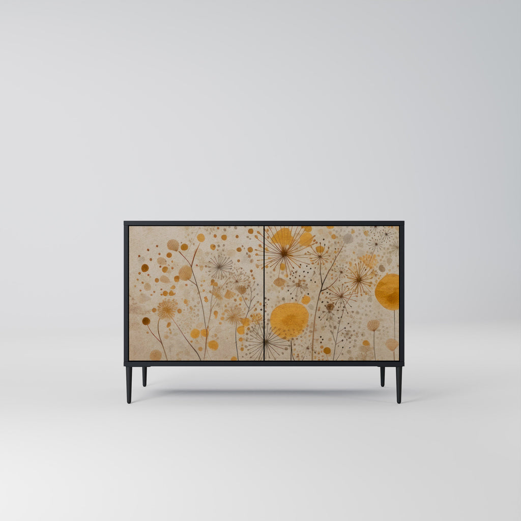 Buffet 2 portes MORNING GLADE en finition noire