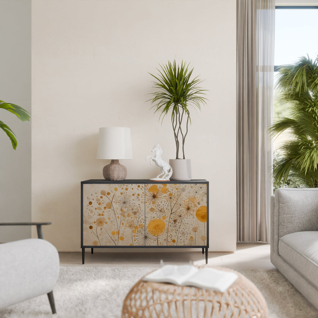 Buffet 2 portes MORNING GLADE en finition noire