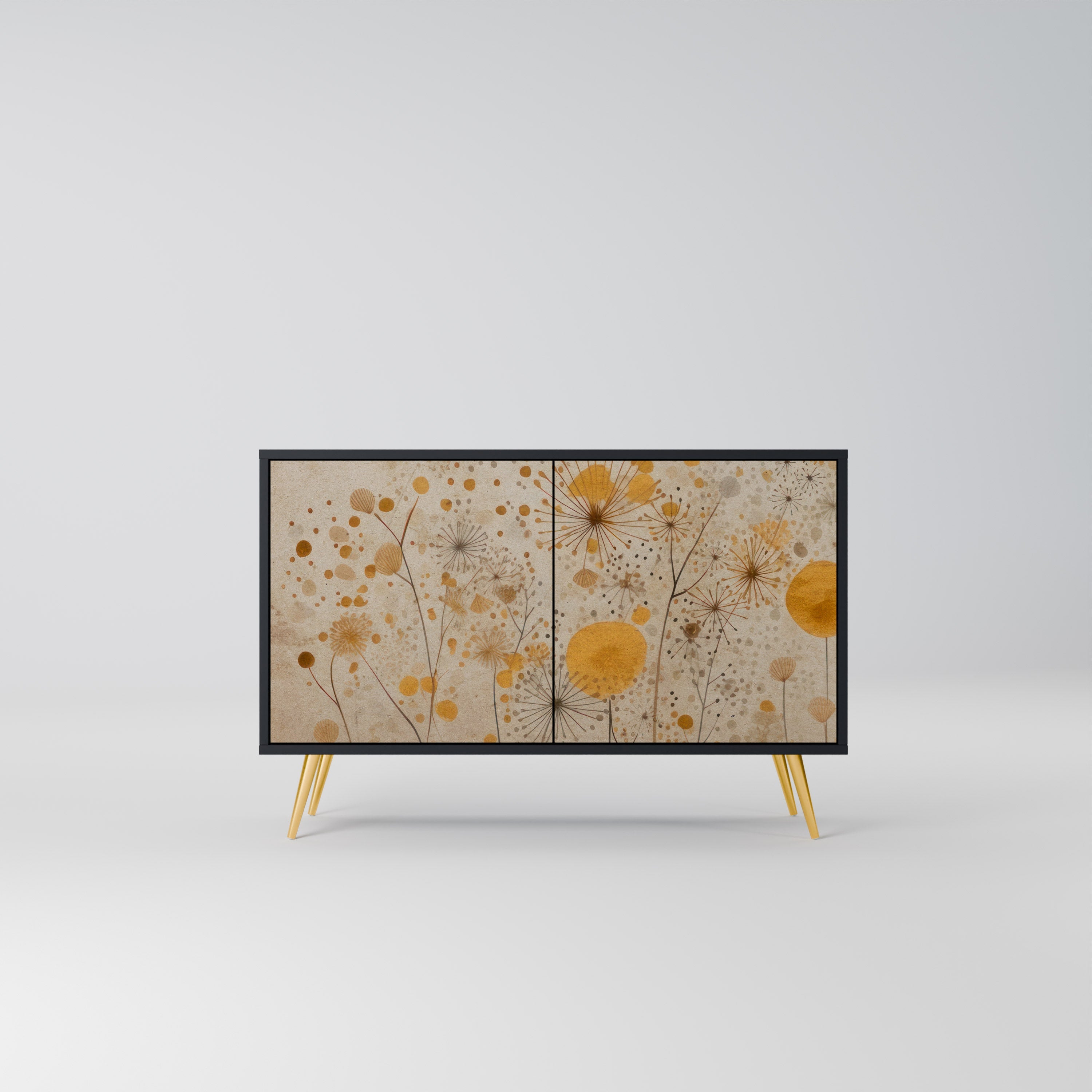 Buffet 2 portes MORNING GLADE en finition noire