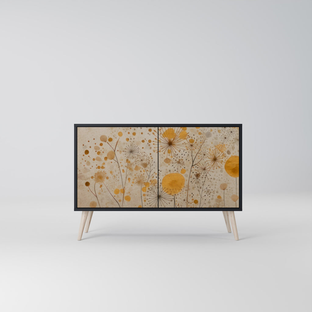 Buffet 2 portes MORNING GLADE en finition noire