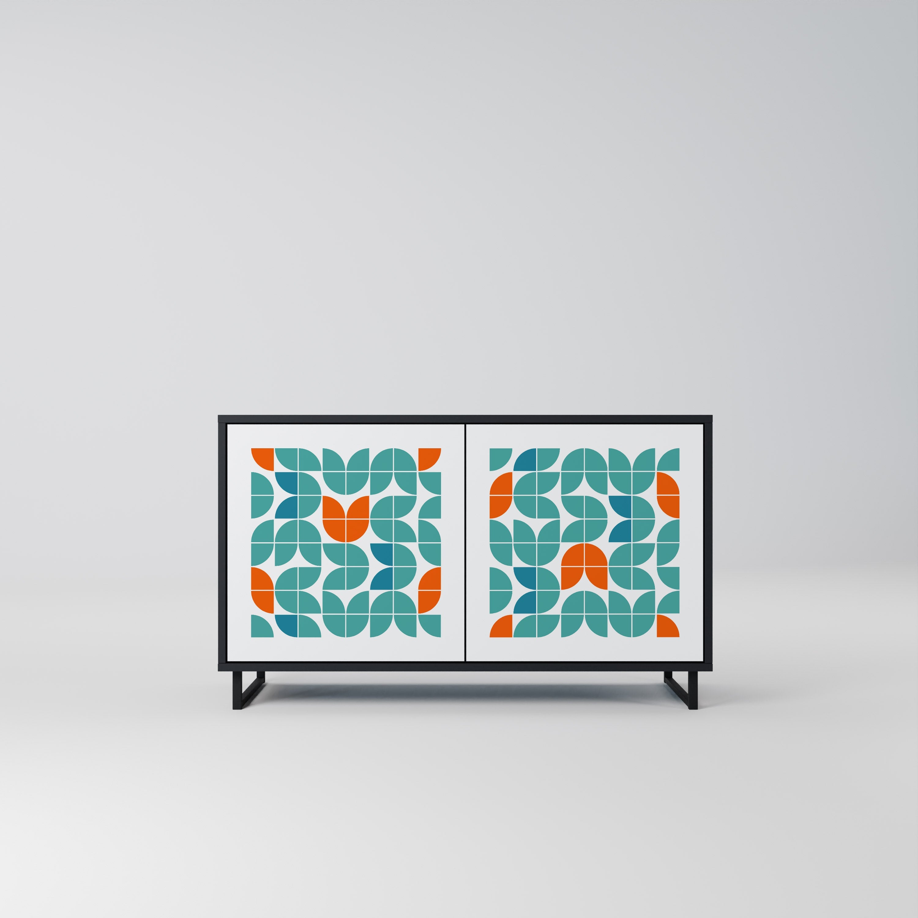 Buffet 2 portes BE THE CHANGE en finition noire