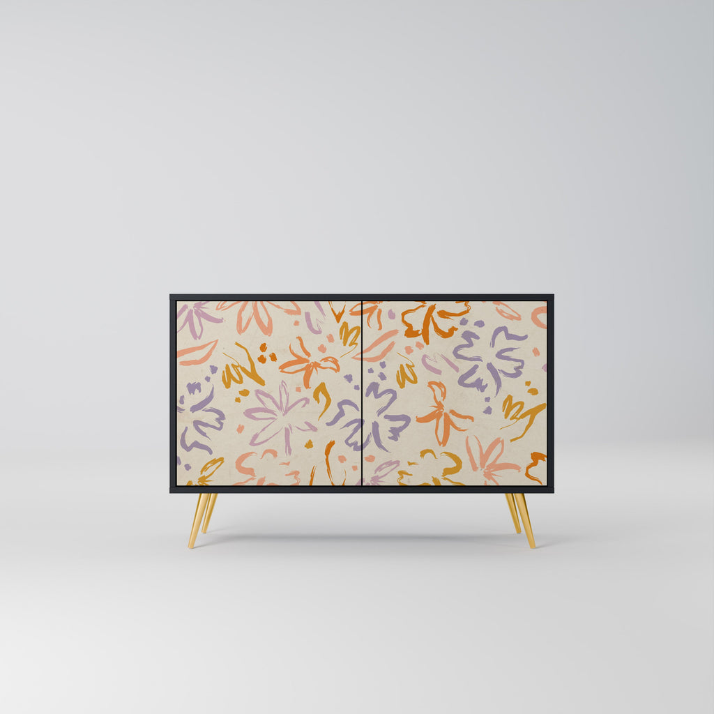 Buffet 2 portes SPRING WHIMSY finition noire