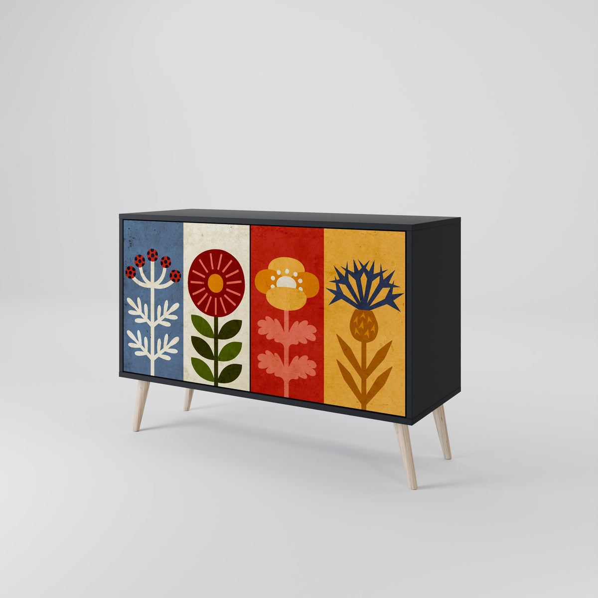 SCANDIC FLOWERET 2-Door Sideboard