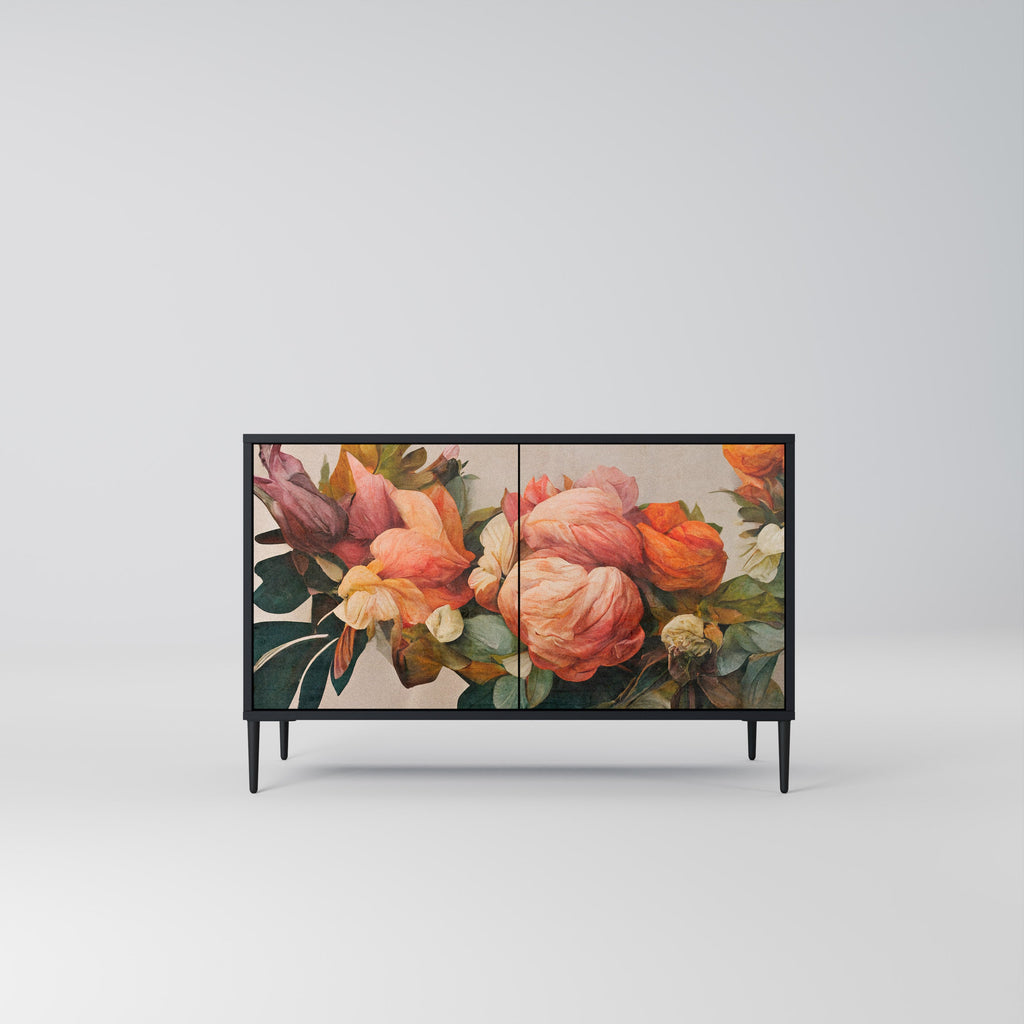 Buffet 2 portes STYLISH BEAUTY en finition noire