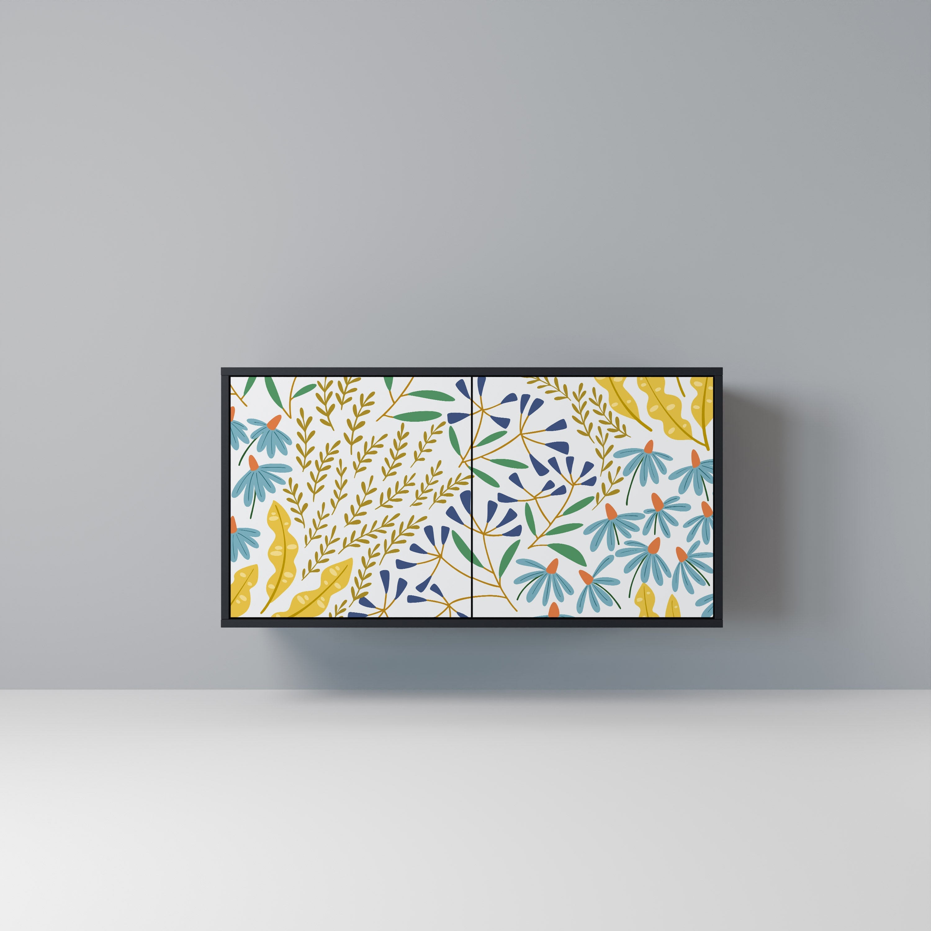 Buffet 2 portes HELLO SPRING finition noire