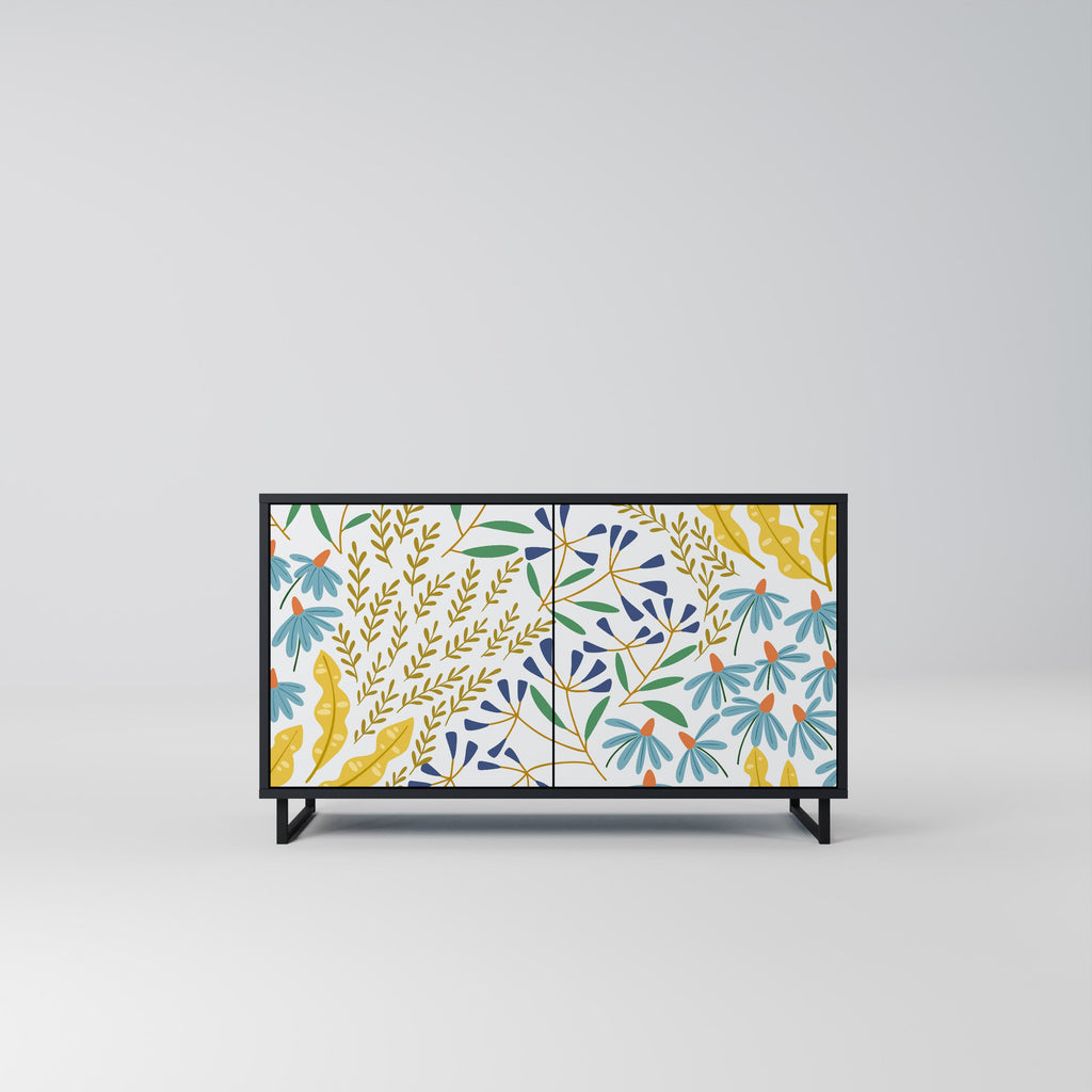 Buffet 2 portes HELLO SPRING finition noire