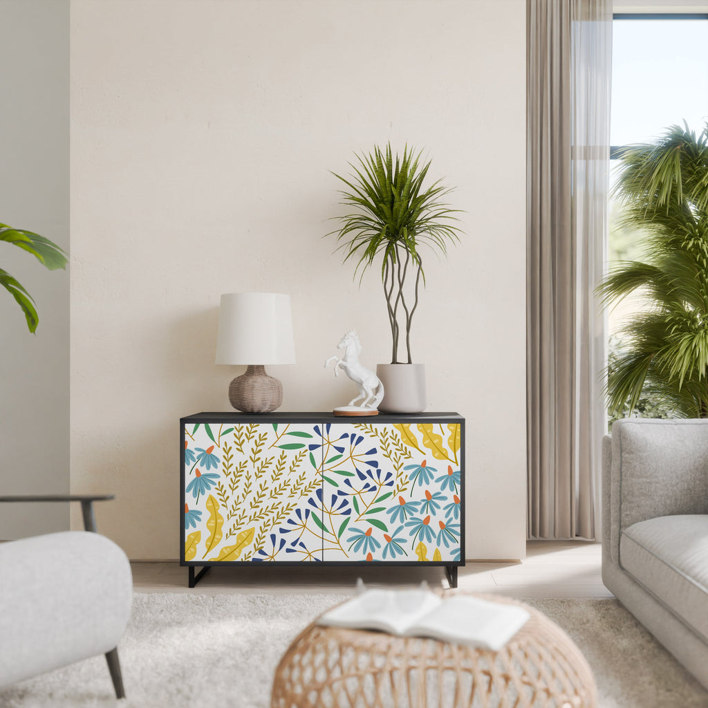 Buffet 2 portes HELLO SPRING finition noire