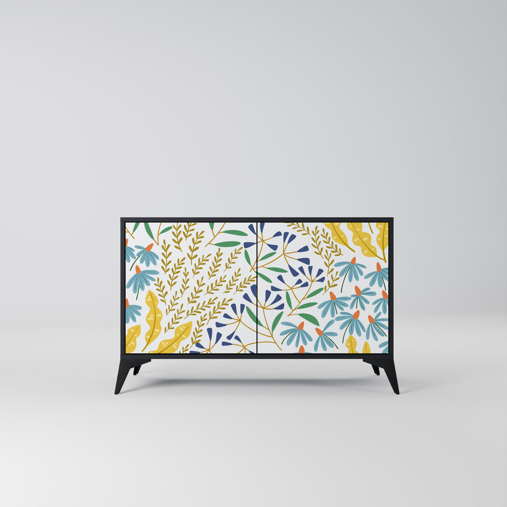 Buffet 2 portes HELLO SPRING finition noire