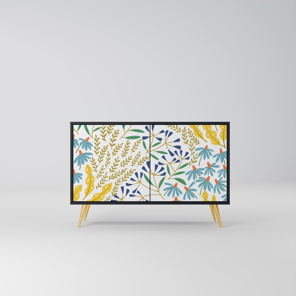 Buffet 2 portes HELLO SPRING finition noire