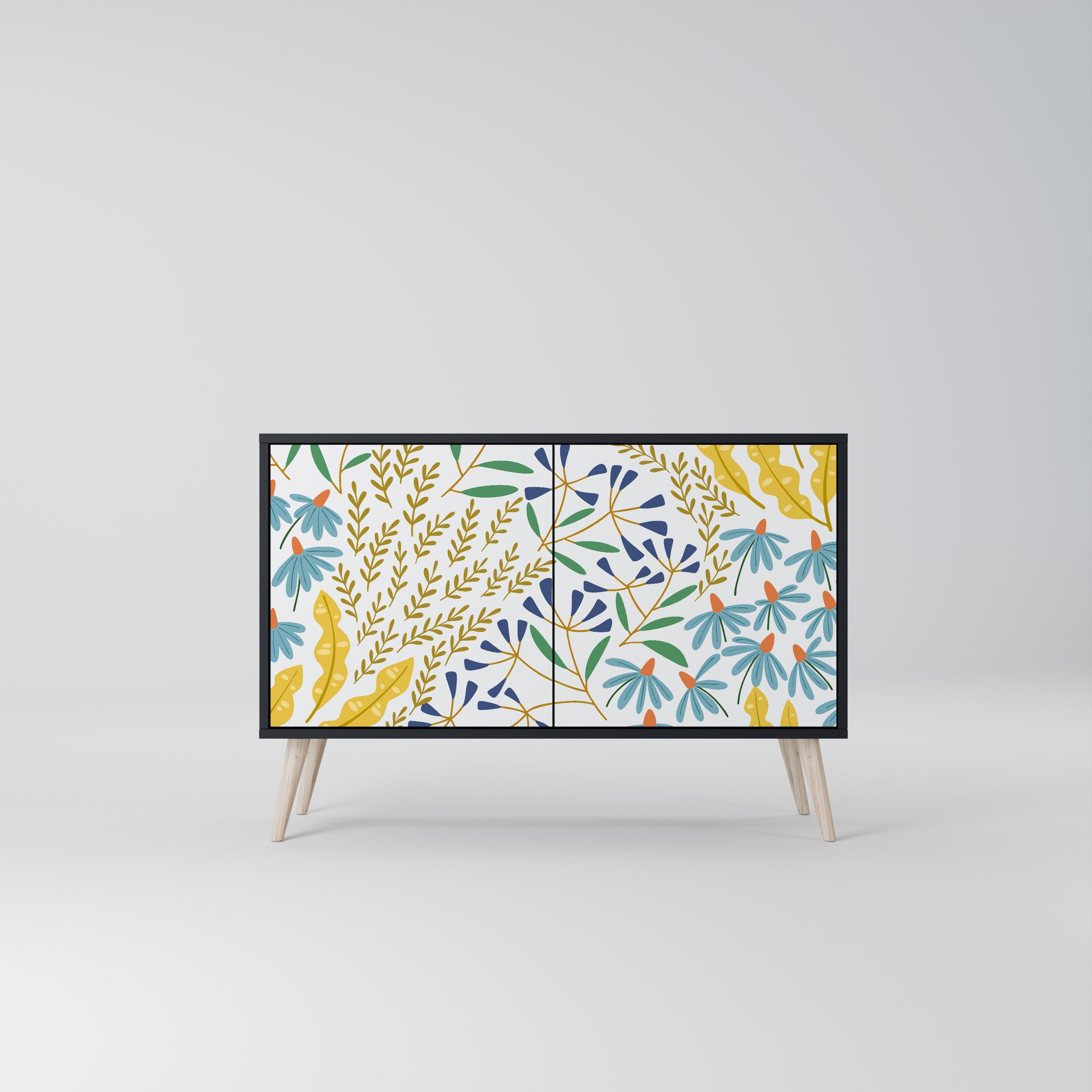 Buffet 2 portes HELLO SPRING finition noire