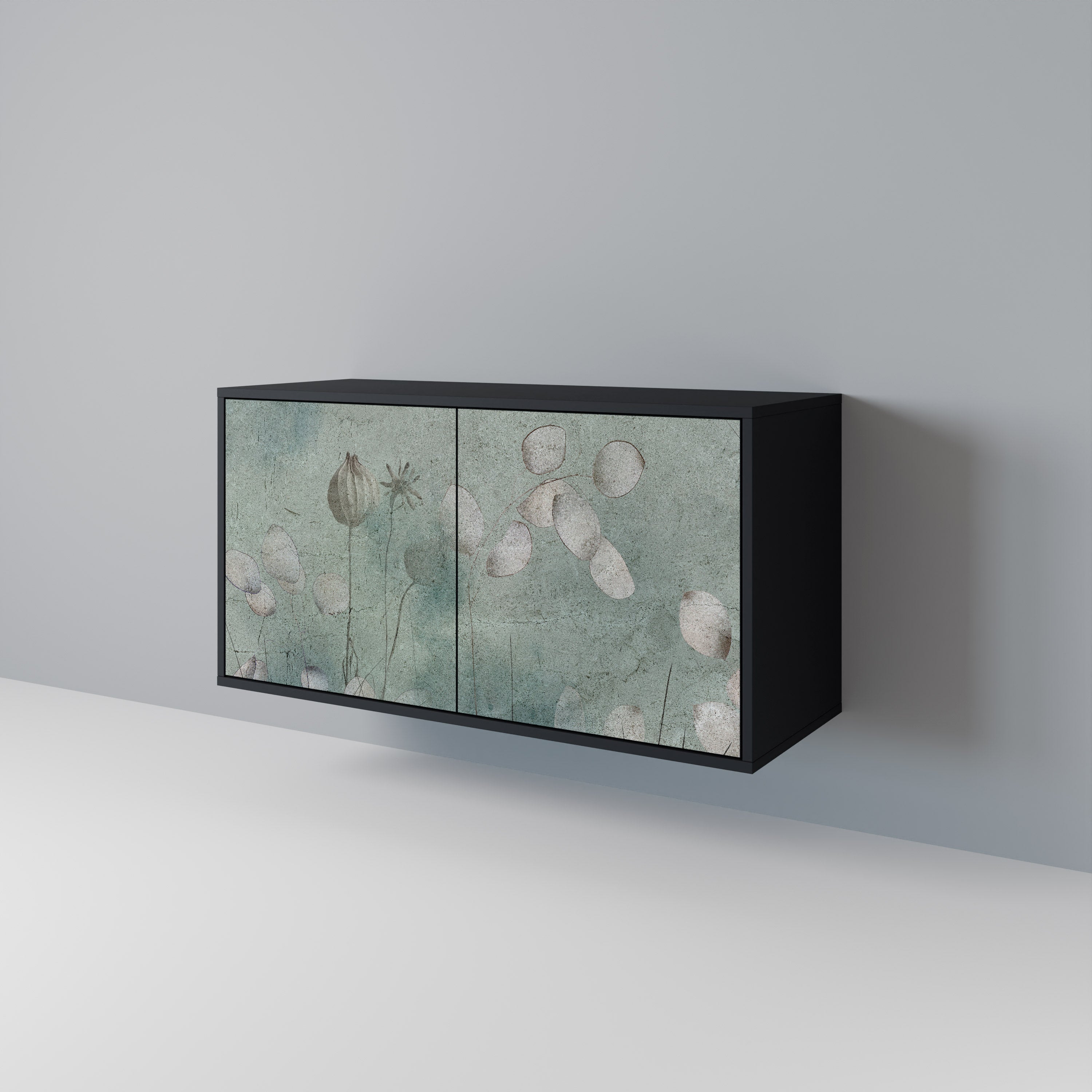 Buffet 2 portes NIGHT LADY finition noire