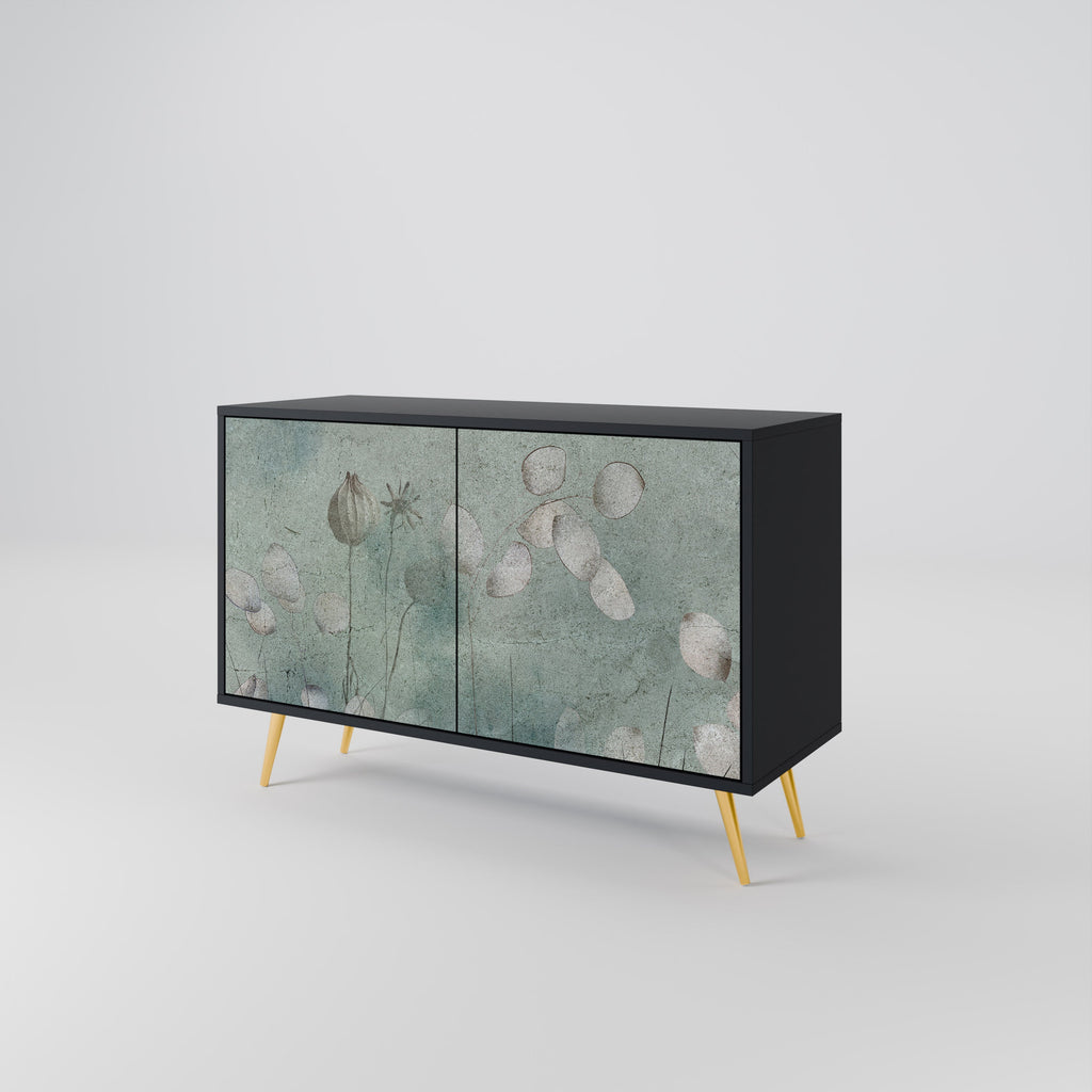 Buffet 2 portes NIGHT LADY finition noire