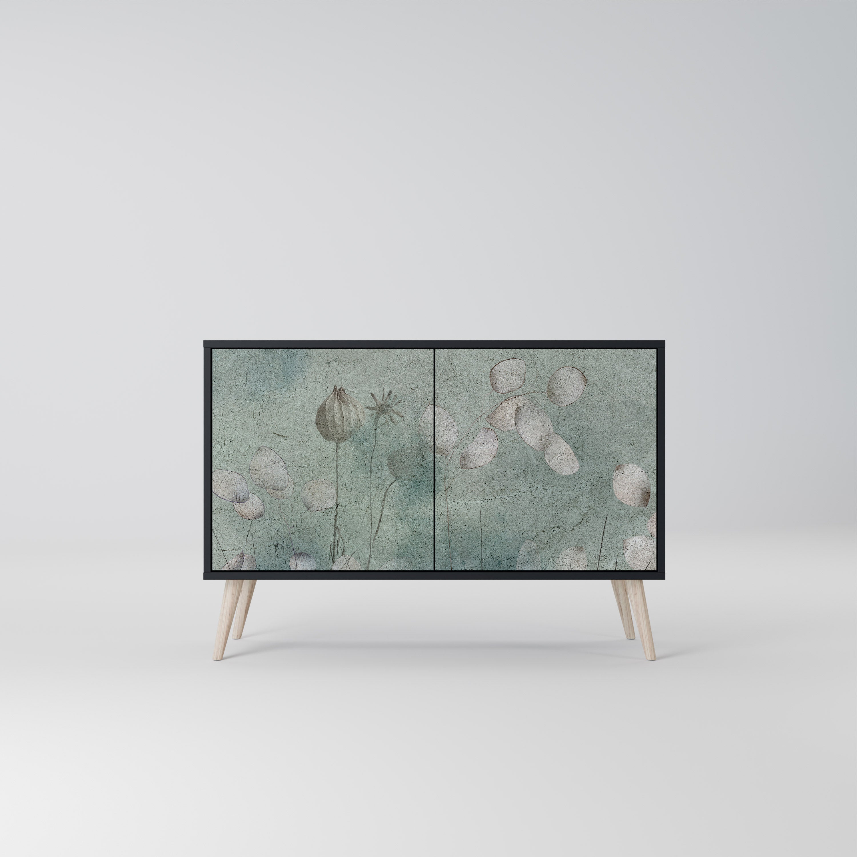 Buffet 2 portes NIGHT LADY finition noire